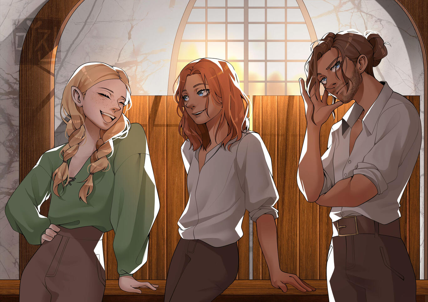 Mahena, Emmerentia, and Fàaran